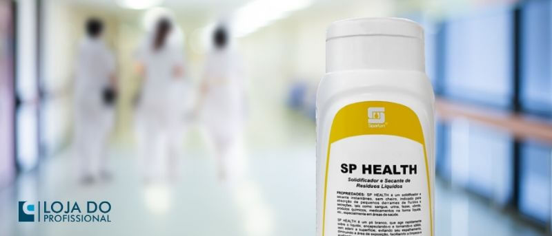 Solidificador de Resíduos Líquidos para Higiene Hospitalar - SP Health