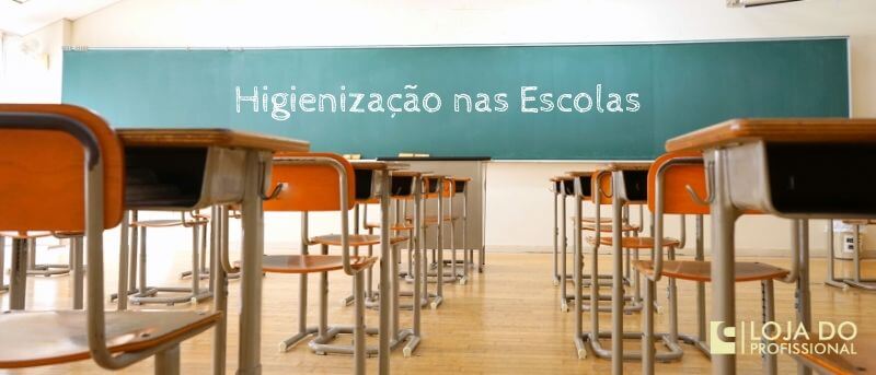higienização nas escolas em tempos de pandemia